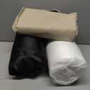 Favoyard Outdoor Seat Cushion Set 22 x 24 Inch Waterproof & Fade Resistant Patio Furniture Cushions with Removable Cover Deep Seat & Back Cushion with Handle and Adjustable Straps for Chair Sofa Couch (Dark Gray)