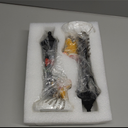 GlikCeil 2 Pcs Christmas Lighted Table Decor 10" Resin Figurine Table Centerpiece with Light up Streetlights Battery Operated Xmas Mini Street Statue Glow for Home Fireplace Shelf(Black Streetlight)