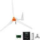 VEVOR 1500W 24V Wind Turbine Generator, 3-Blade Wind Turbine Kit with Wind/Solar Hybrid Controller, Efficient 3-Phase AC Permanent Wind Power Generator for RV Boat Home Farm (Tower Pole Not Included)