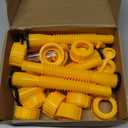 6 Kits 49pcs Can Spout Replacement Kit,Can Nozzle Replacement Kit for 1/2/5/10 Gal,Can Spouts for Old Style Tanks Easy to Install,with Screw Collar Caps, Spout Cover, Base Cap, Drill Bit