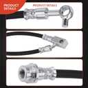 A-Premium Front Passenger Brake Hydraulic Hose Compatible with Select Infiniti Models - J30 1993-1997, Q45 1996-2001 - Replace# 462100P001