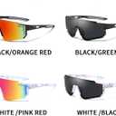 1/2/3 pcs Youth Baseball Glasses Boys Girls UV400 Kids Teen Softball Sunglasses Child Young Men Women Bike Football Eyewear - NY8