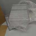 Prsildan Acrylic Drawer Organizer with 15 Drawers, Makeup Craft Office Desk Organizers Accessories, Set of 3 Clear Stackable Storage Drawers for Vanity, Countertop, Jewelry, Art Supply Organization