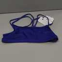 Sporti Swimsuits Bikini Tops for Women, Double Cross & Round Neckline, Swim Top Bathing Suits, Women Bralette Swim Top (Small, Blue Iris)