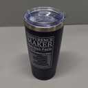 Difference Maker Gifts - Thank You Gift for Men Women - Teacher Appreciation Gifts - Inspirational Gift for Coworker, Boss, Assistant, Employee - 20oz Tumbler (Thank Navy Blue)