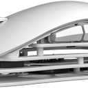 AJAZZ M259 Magnesium Aluminum Alloy Mouse, BT/2.4G/USB-C Lightweight Mice (White)