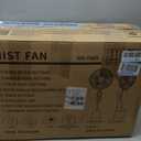 Misting Fan, Mister Cooling Fan with 4L Large Water Tank