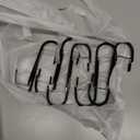 FYY Over The Door Hooks, 10 Pack Door Hangers Hooks with Rubber Prevent Scratches Heavy Duty Organizer Hooks for Living Room, Bathroom, Bedroom Hanging Clothes, Towels, Hats, Coats, Bags Black (Short)