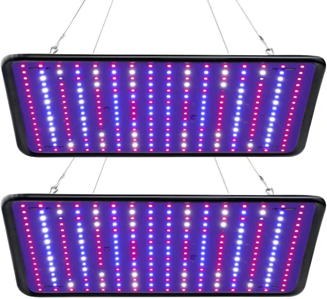 Grow Light for Indoor Plants - SERWING 200W LED Grow Light Full Spectrum, Plant Growing Lamp for Indoor Cultivation, Greenhouse, Grow Tent, Hydroponics (Full Spectrum)