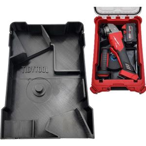 Tidy Tool Insert for Milwaukee M18 Grinder (Fits 2880, 2881, 2686 Models) Packout Compact Organizer 48-22-8435 Liner Accessory Storage Only