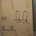 Handle Bar for Walking Pad Compatible with Walking Pad 24.8'' Wide,Iron Hand Rails Stand Four Adjustable Heights 31.4 to 37.4 Inch,Stable Home Office & Gym Safety Handrail