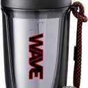 Tritan Mixing Bottle with Flip Lid, Smooth Lump-Free Drinks, Odor-Resistant & Easy to Clean, Leak-Resistant Cup for Smoothies & Light Protein Drinks Black