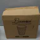 Lamosi Coffee Cups 12 oz  120 Pack, 12 oz Disposable Paper Coffee Cups Insulated, Corrugated Kraft Ripple Wall Cup for Hot Beverage or Cold Drinks (Navy)