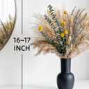 Boho Decor Bouquet - Pampas Grass,Eucalyptus,Lavender,Bunny Tail,Billy Balls 16~17inch Natural Dried Flowers for Home,Living Room,Wedding,Room,Wall Decor