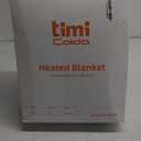 Heated Blanket Queen Size - 84"x90" Cozy Soft Jacquard Heating Blanket with 4 Heat Levels & 10 Hours Auto-Off, Jacquard Fleece, Overheating Protection, Warm Gifts, Navy