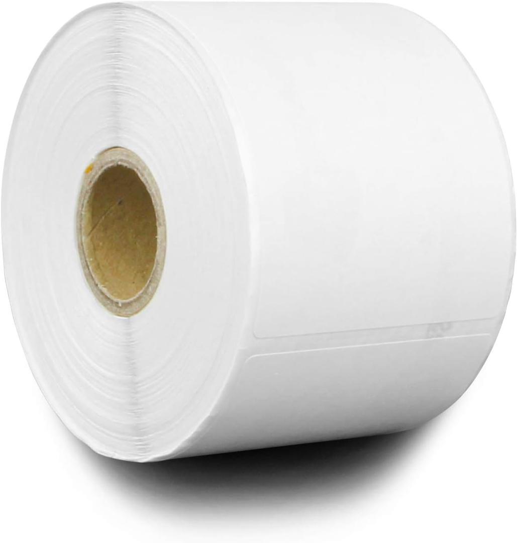 500/Roll, 10000 Labels in 20 Rolls - 2.25" x 3" Direct Thermal Labels for Zebra & Rollo Desktop Printers and More – 1” Core, Permanent Adhesive & Perforated