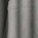 Gibelle Long Shower Curtain 72 x 78, Tall 3D Embossed Textured White Fabric Shower Curtain, Modern Farmhouse Chic Soft Cloth Bathroom Curtains Shower Set with Hooks