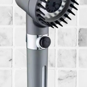 IonDrops Filtered Shower Head – High Pressure Detachable Handheld Showerhead with Long Flexible Hose and Adjustable Bracket