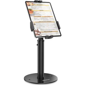 AboveTEK POS Tablet Kiosk Stand - Universal Tablet Locking Mount for 7.9"-11" Devices, 360 Swivel Anti-Theft Security Stand for iPad, iPad Air, Samsung, Height Adjustable Desk Countertop