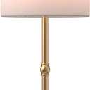YYXGOOB Cordless LED Table Lamp,Portables Fabric Shade Desk Lamps, Rechargeable Battery Powered Lighting, Dimmable Light for Dining Room, Bedroom, Bedside, Night Light, Balcony (Gold)