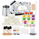 Complete Candle Making Kits for Adults Beginners,DIY Candle Making Supplies Include Soy Wax,Wax Melter,Scents,Dyes,Wicks, More-Full Candle Making Set - Arts & Crafts Kits