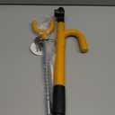 Tevlaphee Steering Wheel Lock - Anti Theft Device with Adjustable Car Wheel Lock, 3 Keys (Yellow)
