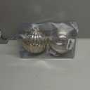 Large Christmas Ball Ornaments, Oversized Shatterproof Plastic Decorative Hanging Mercury Ornaments Ball for Xmas Holiday Party Decorations (Gold, 6.0")