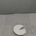 spearfishing Large Capacity Cosmetics Storage Box, Acrylic Rotating Makeup Box, Transparent Cosmetics Shelf (Transparent and simple)