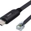 USB to RJ11/12 6P4C RS232 Serial Cable Adapter with FT232RNL Chip for APC PDU UPS 940-0144 BMS Battery