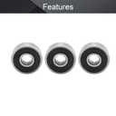 2 x Othmro 20Pcs 626-2RS Deep Groove Ball Bearings, Double Plastic Sealed Bearings, Carbon Steel Roller Guide Bearing 0.24x0.75x0.24inch for Dental Equipment Skateboards Ship Rudder Shafts Scooters