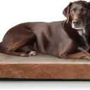 Laifug Orthopedic Memory Foam Dog Bed with Durable Water Proof Liner and Removable Washable Cover (Large (40"x25"x5.5"), Brown)