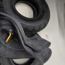 (2-Pack) 2.80/2.50-4" Tire & Inner Tube 8" Outer Diameter for Hand Truck Garden Utility Cart Dollies Lawn Mower Wheelbarrow Tractor, TR87 Angled Valve Stem