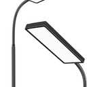 LEPOWER LED Desk Lamp, 800LM for Home Office, 12W Reading , Eye-Caring Desk Light, Touch Table Lamp, Gooseneck Lamp, 50 Lighting Modes, Bright Desk Lamps for Bedroom, Study Room (Black)