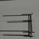 RattanView 2 Pcs Plate Holder Easel Display Stand  Metal Iron Picture Frame Holder Stand Black Tabletop Easels for Display Pictures, Decorative Plate, Book, Plaques, Photo, Tabletop Art (8 Inches)