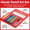 Faber-Castell Classic Colored Pencils Tin Set, 48 Vibrant Colors In Sturdy Metal Case | Spring Craft Supplies