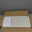 Jerry & Maggie Desktop Organizer Office Storage Rack Adjustable Wood Display Shelf Free Style Double H, Multi-Functional Mini Bookshelf for Desk Natural Stand (White Wood Tone)