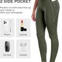 LZYVOO Leggings with Pockets for Women, 6 Packs Soft High Waisted Tummy Control Workout Yoga Pants (XL)