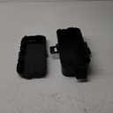 Flemoon Medium Outdoor Electrical Box (11.5x5.2x4 inch), IP54 Waterproof Extension Cord Cover w/6 Cable Entry Ports, Weatherproof Connection Box for Power Strip, Timer, Plug, Holiday Lights, Black