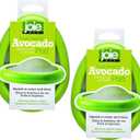 Joie Avocado Stretch Pod, Keep Avocadoes Fresh Longer, Refrigerator Storage, Produce Organization, Green, Pack of 2