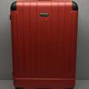 Kenneth Cole REACTION Flying Axis Collection Lightweight Hardside Expandable 8-Wheel Spinner Luggage, Cherry Red, 28-Inch Checked