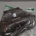 KKXIU Backpack Purse for Women - Stylish Travel Daypack for Ladies, Leather Women Purses with Multiple Pockets for Work, College, Gift Ideas (Brown Checkered)