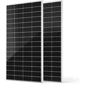 HQST N-Type 16BB 200 Watt Solar Panel, Compact & Lightweight Solar Panels with 30 Years Lifespan, up to 25.4% Efficiency, Grade A+ Cell, IP65 for RV, Van, Trailer, Marine, Rooftop, Farm, Off Grid-2Pcs