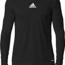 adidas Men's Team Base Tee (Large, Black)