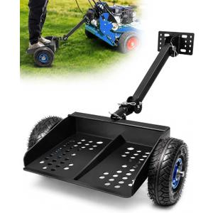 Walk Behind for Mower Sulky, Two Wheels Lawn for Mower Sulky with 10" Tires