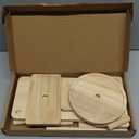 FINGERINSPIRE 5 Layer Wood Riser Stands Navajo White Tiered Display Rack Ladder Wood Display Stand Jewelry Stands Jewelry Organizer Holder for Jewelry Succulent Plants Home Decoration