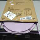 Garden 4 you End Table Metal Side Table Purple Round Folding Tray Cyan Sofa Small Accent Fold-able Table, Round End Table Tray, Next to Sofa Table, Snack Table for Living Room and Bed Room