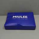 MIULEE Faux Linen Curtains 84 Inch Length 2 Panels Natural Semi Sheer Curtain with Back Tab Rod Pocket, Light Filtering Window Privacy Burlap Drapes for Living Room Bedroom 42W x 84L Linen