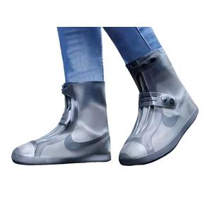 Silicone Shoes Cover for Rain, Waterproof Slip Resistance Shoes Covers for Boots, Foldable Outdoor Indoor Shoes Covers (Black, X-Large)