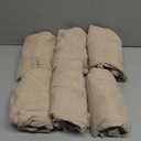 Oparhlei Dining Room Chair Covers - Stretch Jacquard Upholstered Parson Chair Slipcover Set of 6, Removable Washable Chair Seat Protector for Dining Room, Kitchen, Restaurant, Banquet, Khaki