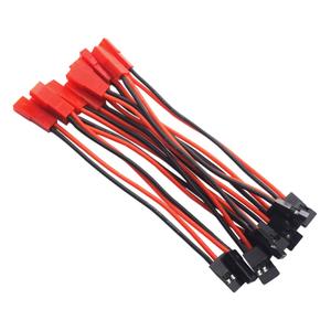 10Pack ShareGoo 10CM 20AWG JST Female Plug to JR Male Servo Receiver Connector Adapter Cable for RC Car FPV Boat Lipo Battery RC Car Led Lights Cooling Fans